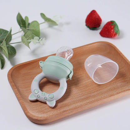 Baby Fruit Feeder Newborn Pacifier Fruit Food Feeding Cute Shape Baby Reborn Silicone Pacifiers For Babies Baby Toys
