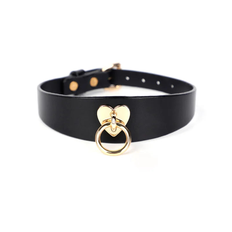 Genuine Leather Series Collar Slave Bed Neck Restraint Belt Strap BDSM Female Couple Bondage Erotic Fun Sex Toys Adult Games