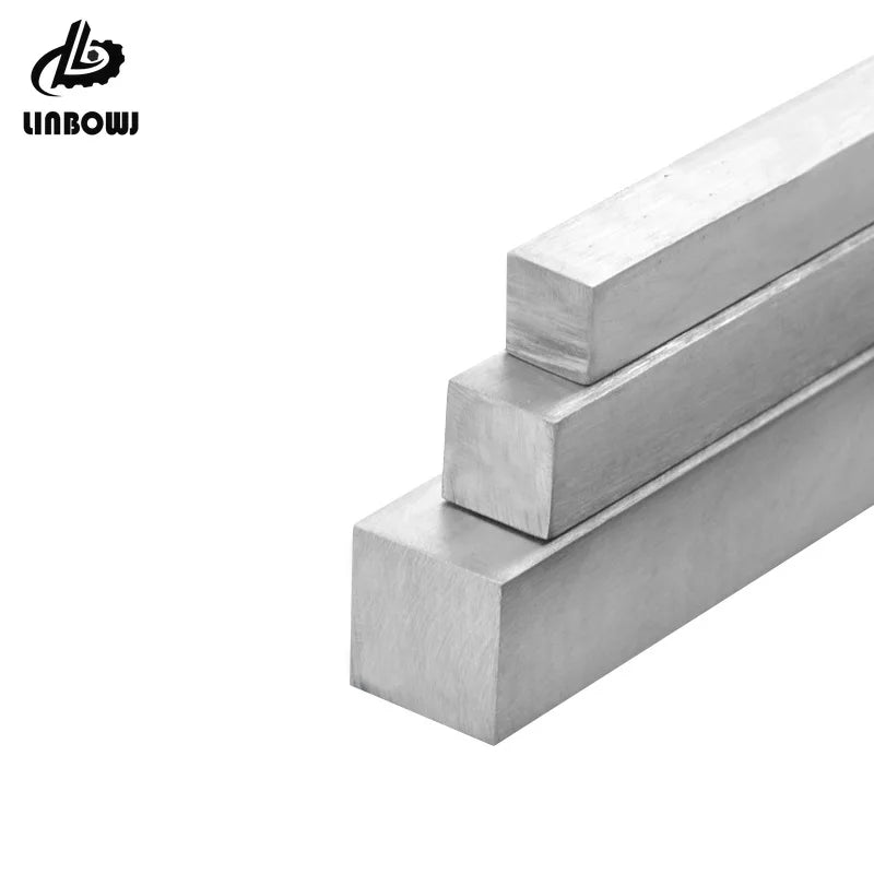 304 Stainless Steel Square Rod 4MM 5MM 6MM 7MM 8MM 10MM 12MM Long 100mm 200mm 300mm 400mm 500mm High-speed Steel  Linear Shaft