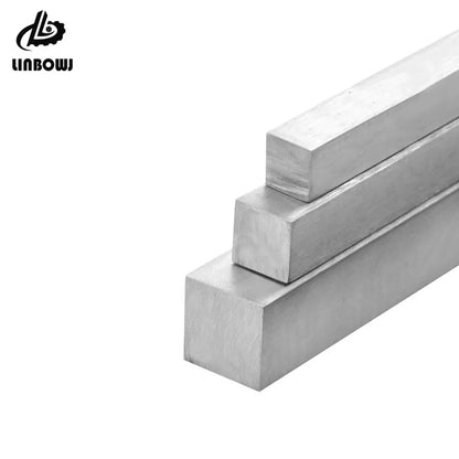 304 Stainless Steel Square Rod 4MM 5MM 6MM 7MM 8MM 10MM 12MM Long 100mm 200mm 300mm 400mm 500mm High-speed Steel  Linear Shaft