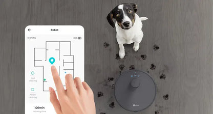 Lefant M1 LDS Robot Vacuum Cleaner with Multi Plane Mapping, 4000Pa Suction,Schedule, App/Alexa Control, for Pet Hair