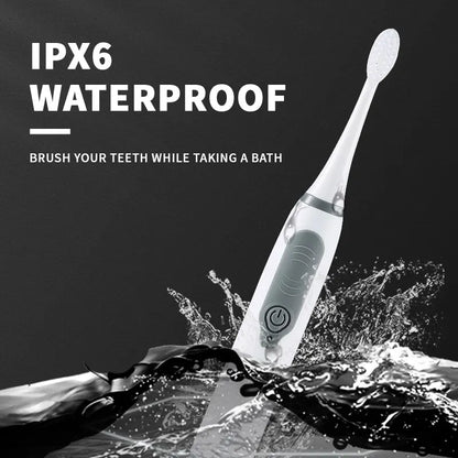 Clearance_Jianpai Sonic Electric Toothbrush for Men and Women Adult Household Non Rechargeable Soft Hair IPX6 Waterproof_Continu