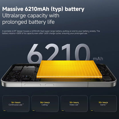Global Version POCO F8 Pro Snapdragon 8 Elite Processor Smartphone 6.59" 120Hz HyperRGB Display 6210mAh Battery 100W HyperCharge