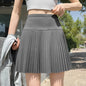 Korean Style Women Pleated A-line Skirts With Pants Mini Skirts Elastic Waist Casual High quality Summer A-line Skirts