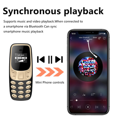 SERVO BM10 Tiny Mobile Phone 2G GSM Bluetooth Earphone Voice Changer Dialer mini Telephone Call Recording Dual SIM Dual Standby Unlocked Small Cellphone