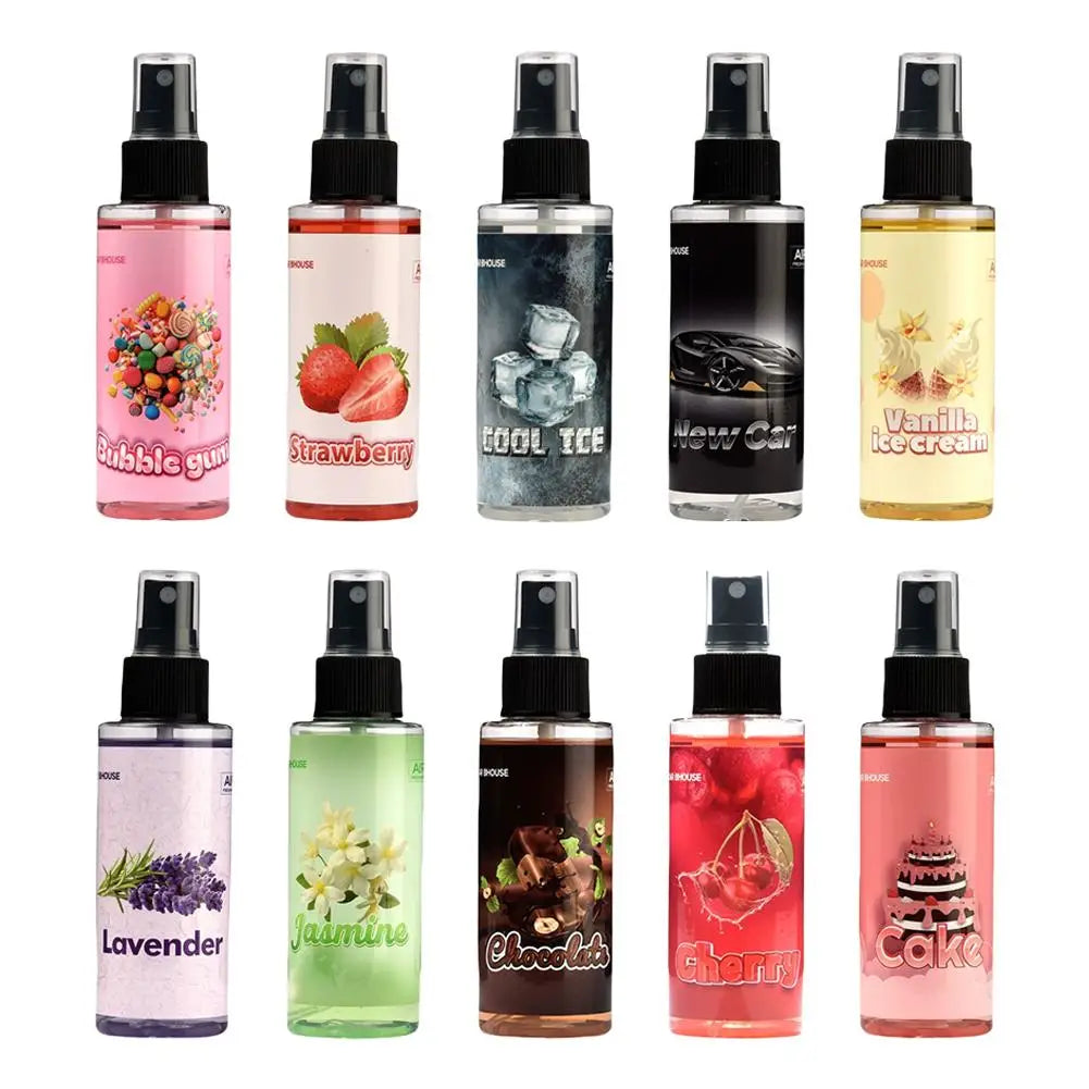 Car Deodorant Car Mounted Fragrance Spray Car Flavoring Car Air Hand Spray Perfume Long-lasting Fresheners Auto Aromatherapy