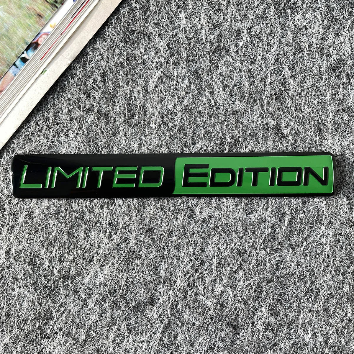 3D Aluminium Limited Edition Emblem Metal Sticker Car Body Rear Window Refit Decoration Decal Motorcycle Sticker