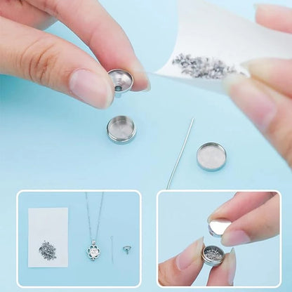 Pet Cremation Jewelry for Dog/Cat Ashes Stainless Steel Paw Print Pendant Necklace Pet Memorial Necklace with Mini Urn Cat/Dog