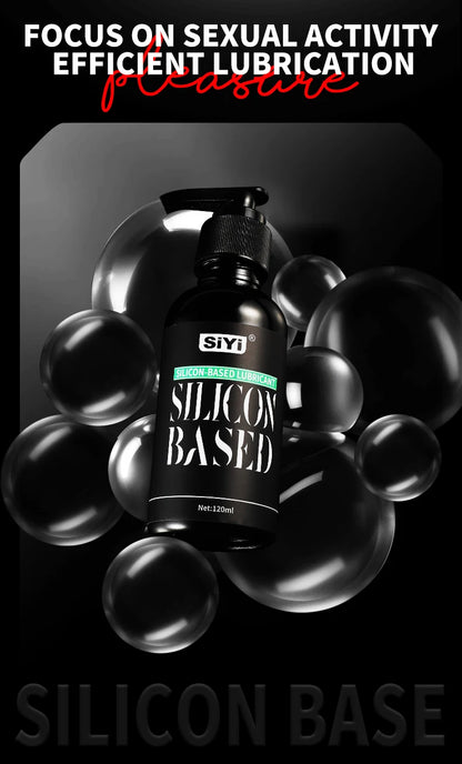 120ml/300ml Silicone Based Lubricant for Sex Toy, Long-Lasting Stringy Anal Lube Suitable for Bathroom and Underwater Use