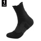 6/3/1 Pairs Men's Compression Socks Breathable Basketball Sports Cycling Socks Moisture Wicking High Elastic Tube Socks