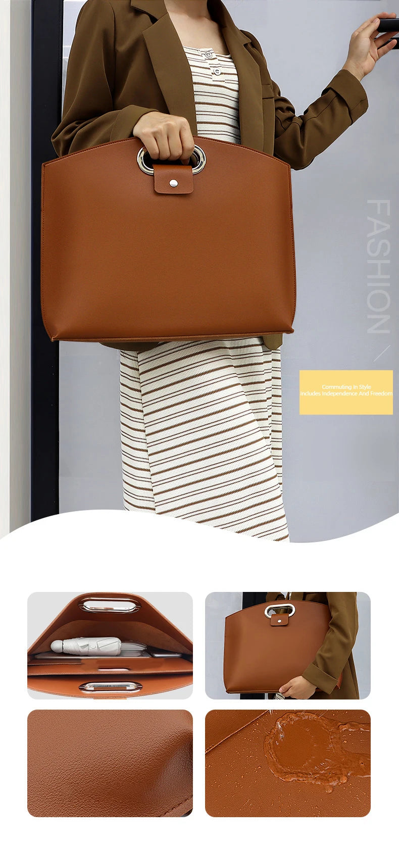 Laptop Bag Men Women Business Portable Computer Case Storage Purses Hand Document Bags Luxury Upscale Tote Waterproof Briefcase