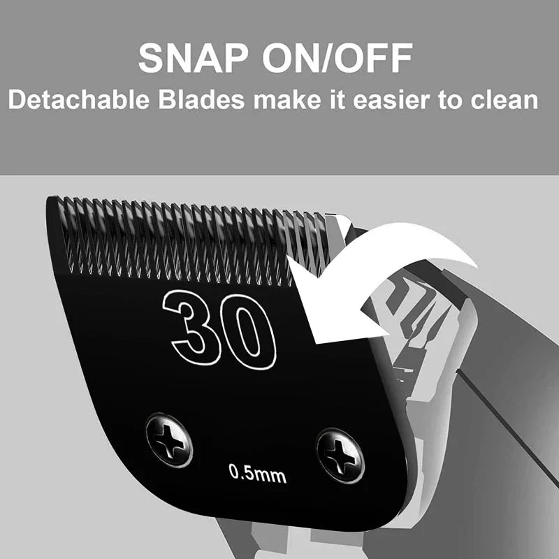 Titanium Detachable Pet Dog Animal Clipper Blade Compatible with Andis/Oster A5/Wahl KM10 Series Clipper ,7FC,5FC,4F,#10,#30,#40