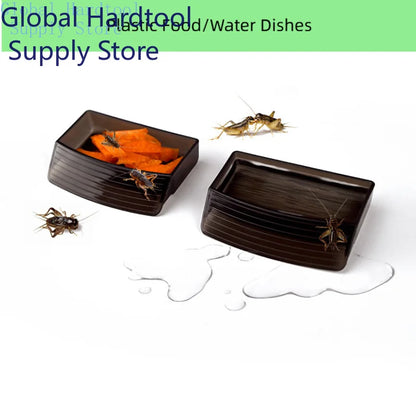 Insect Breeding Box Clear Cricket Keeper Escape Proof Reptile Feeder Habitat Ventilated Bug Terrarium Container Easy Clean