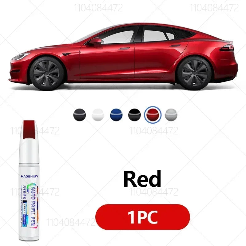 For 2012-2025 Tesla Model 3 Y X S Car Paint repair pen Car touch up pen Black white Tesla wheel paint Repair Agent Paint Repair