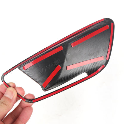 For Ford Puma 2019-2025 Car Inner Door Handle Cover Trim Decor Overlay ABS Carbon Fiber Style Interior Accessories 4PCS