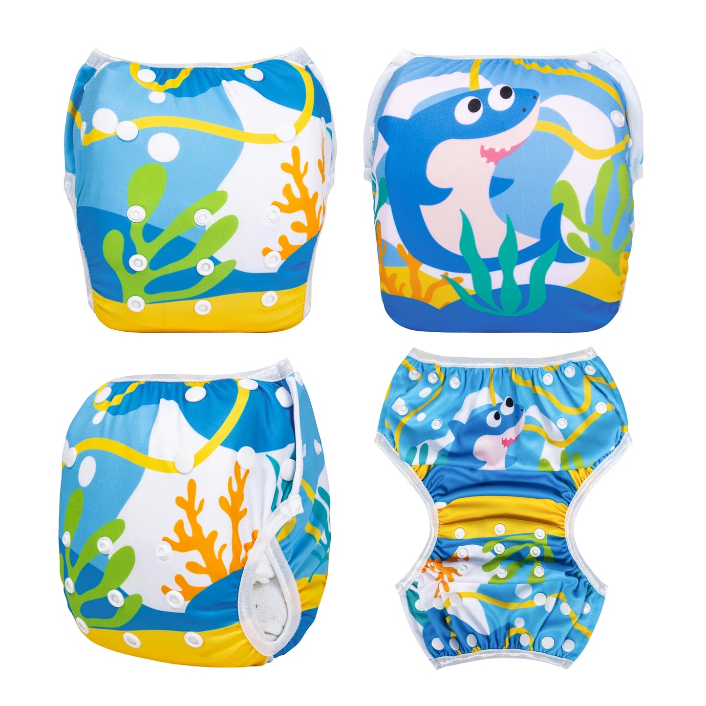 U PICK ALVABABY Swim Diaper Adjustable Swim Nappy for Swimming Lessons Fashion Design Swimming Nappy for Baby Under 8 Months