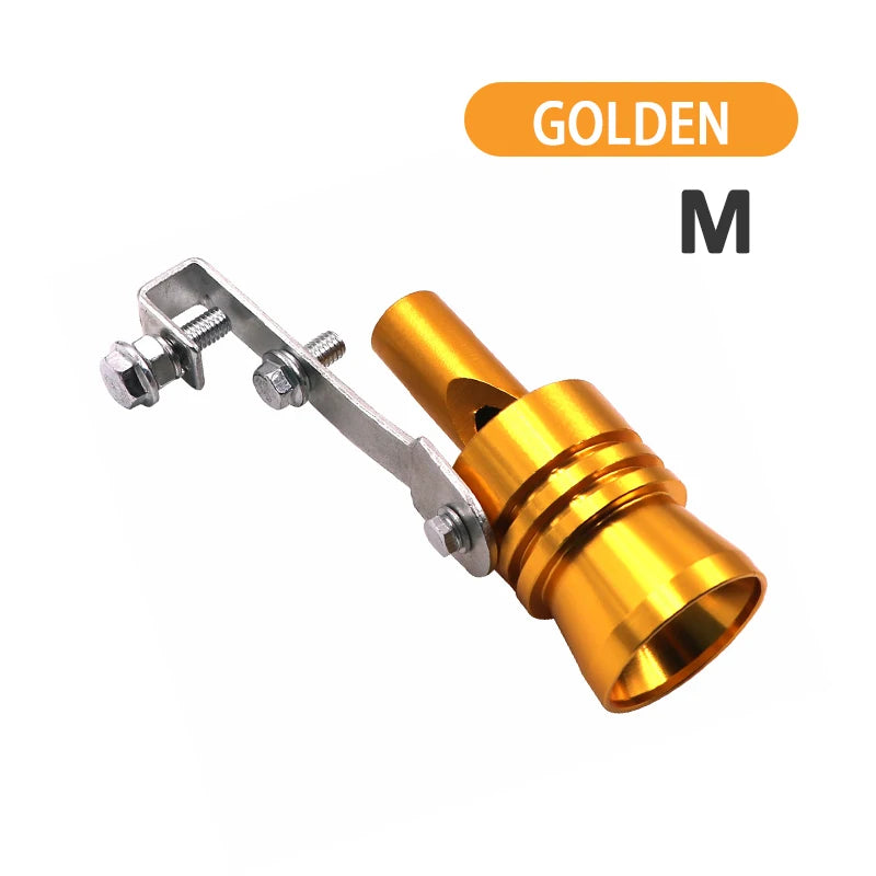 Universal Car Exhaust Pipe Oversized Turbo Whistle Car Refitting Turbo Whistle Exhaust Pipe Sound Tail Muffler