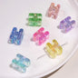 10pcs New Acrylic Iridescent Beads DIY Keychain Mixed Color Letter Beads Bag Charm Phone Chain Jewelry Making Beads Gifts Giving