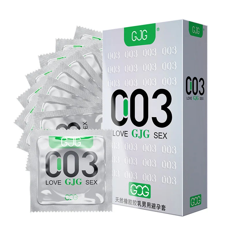 10pcs 65mm XXL Condoms Adults Toys For Men Long Sex Delay Ejaculation Super Thin Condoms G Spot Stimulation Penis Sleeve SexShop