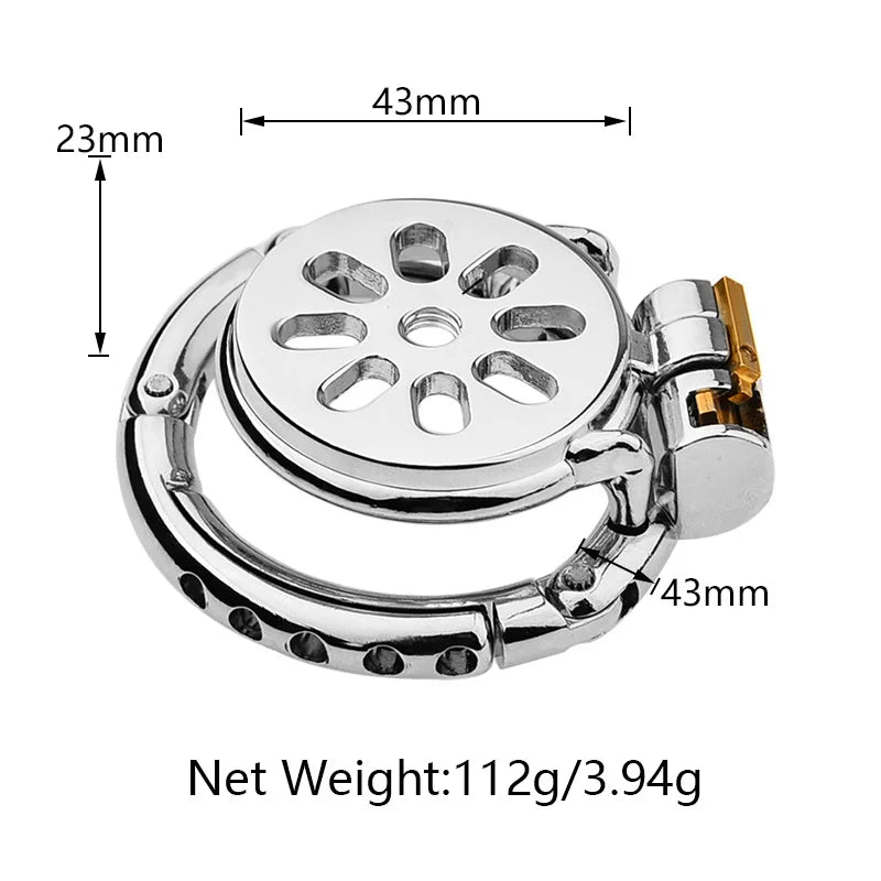 2025 Adjustable Clasp Chastity Cage Sex Toys for Men Metal Penis Ring Sleeve Bdsm Penis Bondage Erotic Urethral Lock Cock Cage