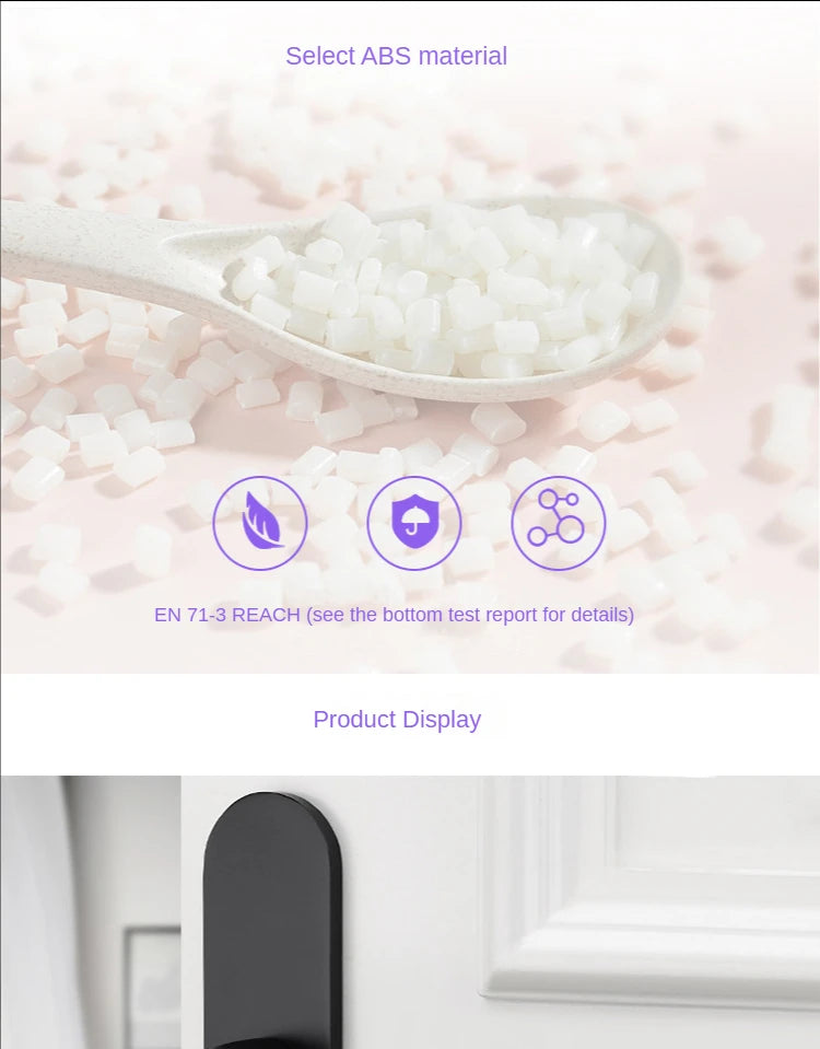 Home Universal ABS Protection Device for Children Safety ABS Anti-open Handle Locks Door Lever Lock Baby Kids Safety Doors Lock