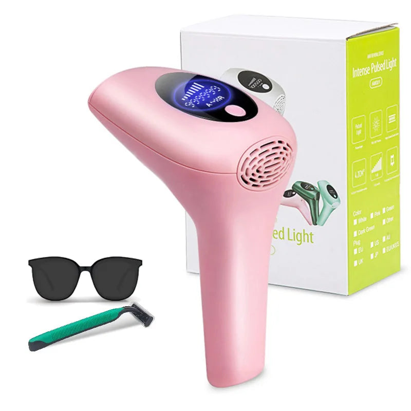 Vancostar Portable Laser Hair Removal Handset 900000 Flashes Painless Permanent Hair Remove for Women At-Home IPL Epilator