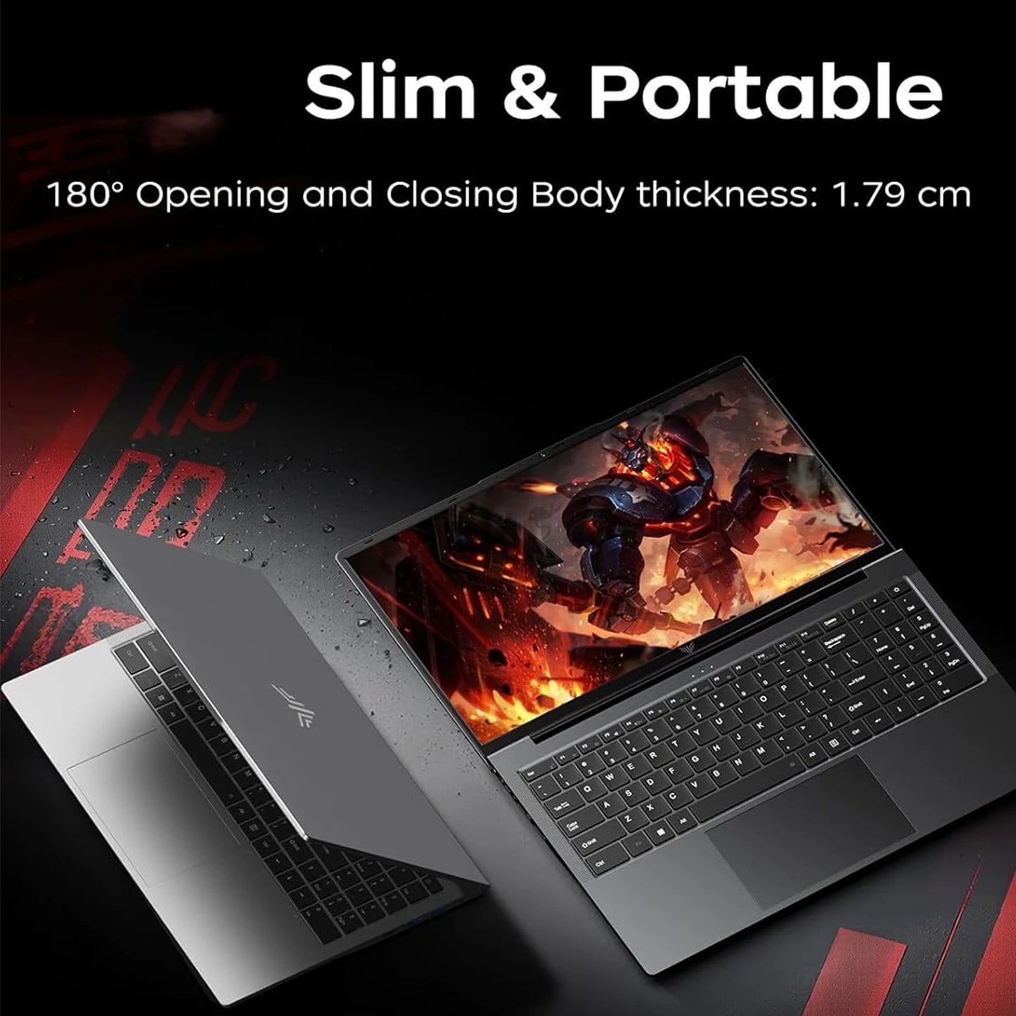KAMRUI LX15PRO AMD Ryzen7 7730U 15.6 Gaming Laptop 16GB DDR4 RAM 512GB SSD WiFi 6 Windows 11 Laptops Computer for Video Editing