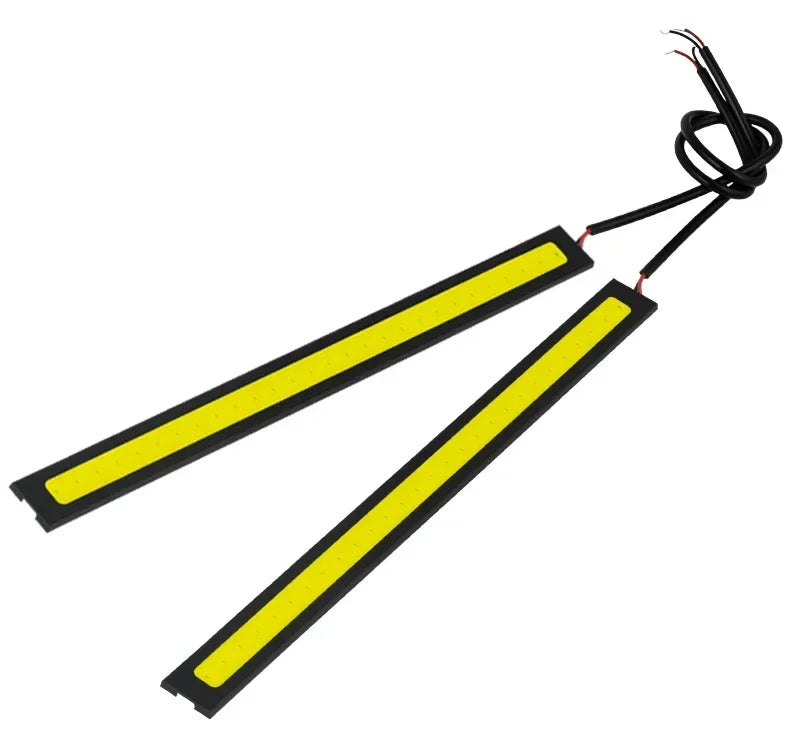 LED COB daytime running lights 17cm waterproof car lighting car interior design 12V 6500K high brightness strip lights