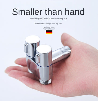 Bathroom Faucet Stainless Steel Washing Machine Water Faucet Double Outlet for Toilet Garden Hose Washing Machine Pet Bathing