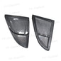 Real Carbon Fiber Rear Side Car window Air Vents Splitter Air knife Spoiler For Porsche 718 Cayman GTRS Style Bodykit 2016-2024