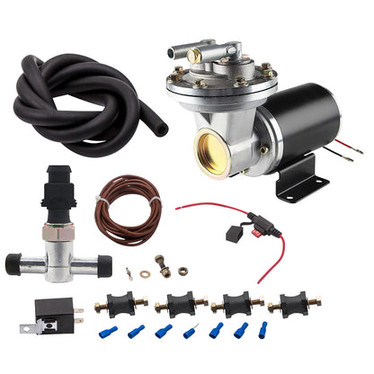 Electrical Vacuum Pump Kit  18" to 22" for Power Brake Booster with  relay vacuum pressure switch/ hose mounting hardware kit.