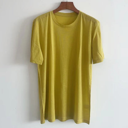 100% Merino Wool T Shirt Men Base Layer Merino Shirt Wicking Breathable Quick Dry Anti-Odor No-itch Big USA Size