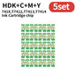 1set~50set T741X-T7414 T7411 T741X Ink Tank Chip For Epson SureColor F6200  F6270 F7270 F9270 F9300 F9330 F9340 F9360 F9370 CHIP