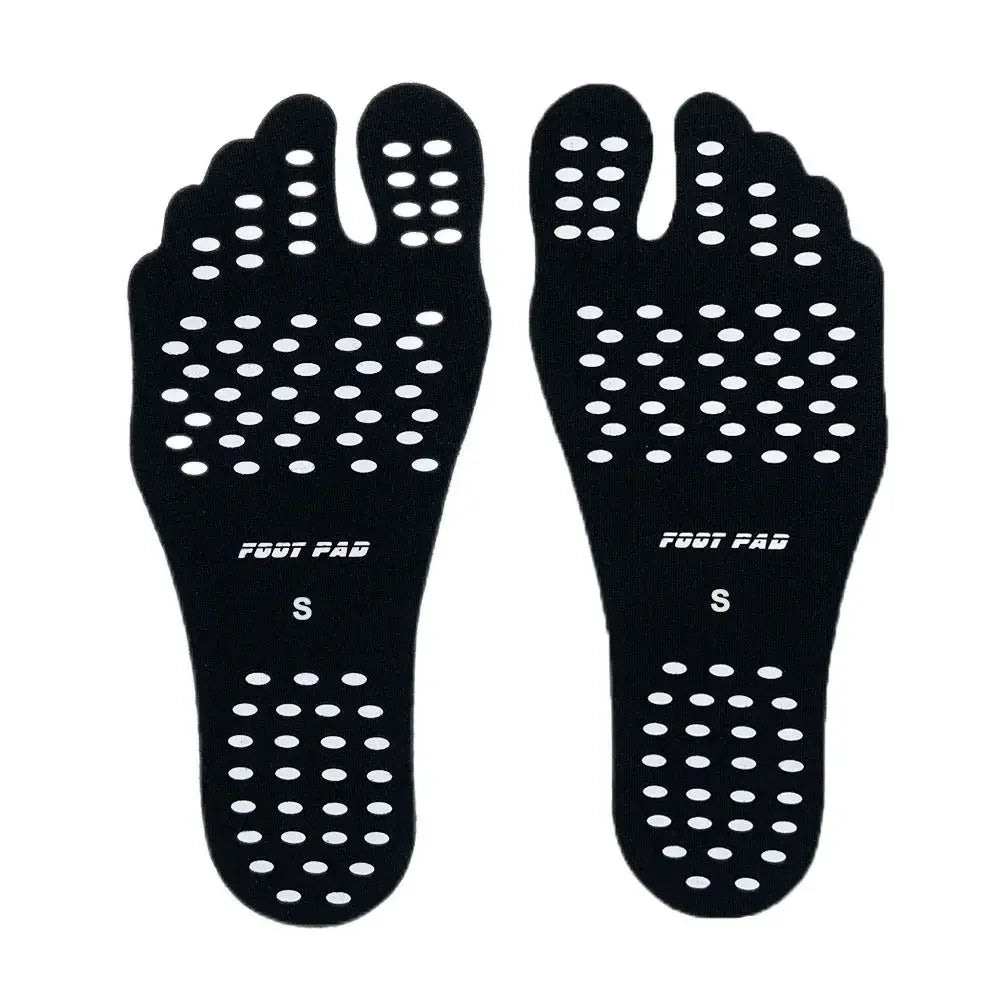 Non-slip Beach Adhesive Anti Slip Invisible Foot Pads Insulation Protection Mats Barefoot Stick Insoles Footpads Sticker Shoes