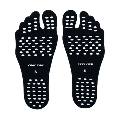 Non-slip Beach Adhesive Anti Slip Invisible Foot Pads Insulation Protection Mats Barefoot Stick Insoles Footpads Sticker Shoes