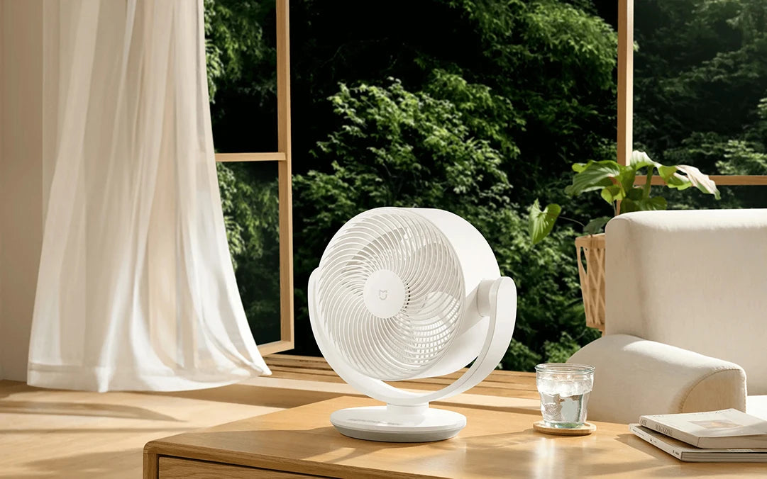 Xiaomi Mijia DC Inverter Desktop Circulation Fan Portable Desktop Electric Fan Mihome App  Smart Three-Dimensional Lightweight