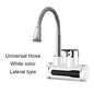 DMWD Tankless Electric Hot Water Heater Universal Hose Faucet Kitchen Instant Heating Tap Water Heater LED Temperature Display