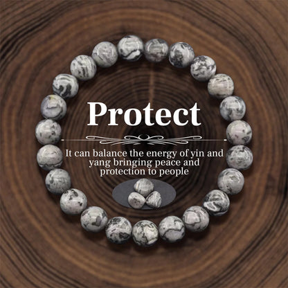 8mm Natural Stone Beaded Bracelets For Women Men Bring Wealth Love Energy Protection Crystal Beads Bracelets Meditation Jewelry