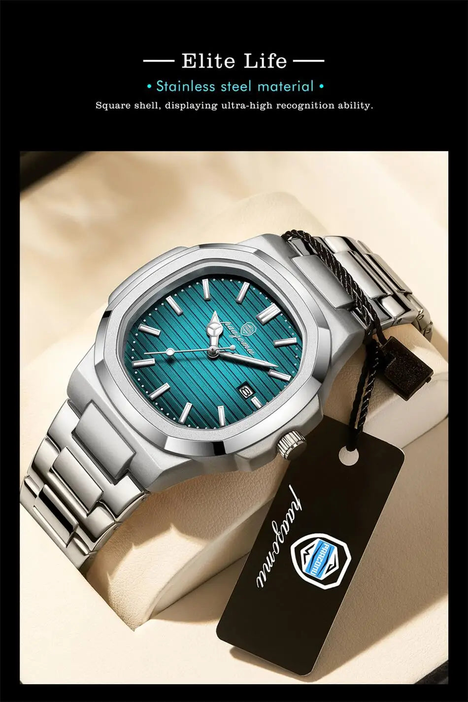 2026 New For Men Fashion Brand Male Watch Waterproof Luminous Stainless Steel Watches  Date Week Casual Quartz Men's Clock Reloj
