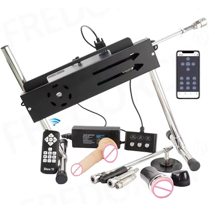 F21S-200W Powerful Sex Machine F21S Automatic Masturbation Toy with Dildo Attachments Wireless/Wired Control App Compatible for Men And Women