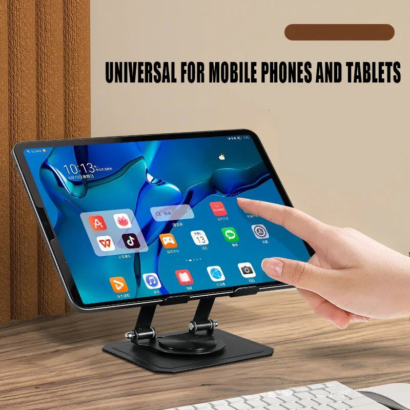 360° Rotatable Tablet Stand Adjustable Foldable Desktop Stand Holder Compatible For 4