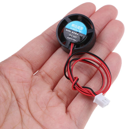 25.5x10mm 5V 9V 12V 24V Round Mini Cooling Fan for LED Lamps Computer Radiator