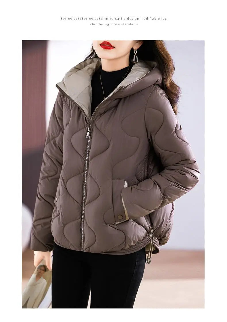 Hooded Parkas Women Winter 4XL Korean Fashion All-match Coats Thicken Keep Warm Streetwear Cold Wear Casual Female Outwear Ins