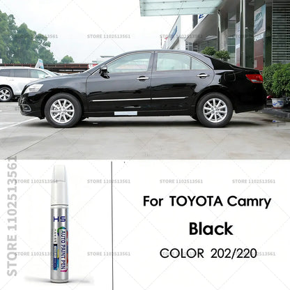 For Toyota Camry Paint Repair Pen Touch Up Scratch Remover DIY Car Accessories White 070 Blue 8W7 Black 209 202 220 Gold 5B2