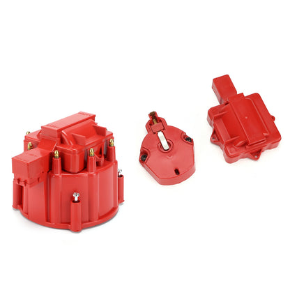 Car Distributor Cap with Coil Rotor Auto Accessories For Chevy V8 265 283 307 327 350 383 396 400 402 427 454 472 502 Engines