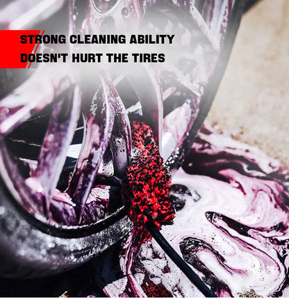 SEAMETAL Car Wheel Detailing Brush Bendable Auto Wheel Woolies Brushes Car Cleaning Tools for Car Rim Tire Washing Accessories