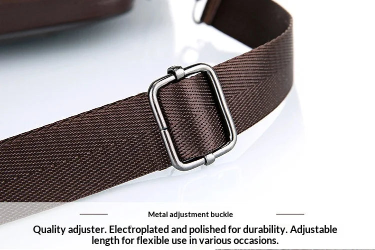 Homefish New Genuine Leather Crossbody Bag Vertical Trendy Multifunctional Shoulder Bag Briefcase Casual Travel Messenger Bag