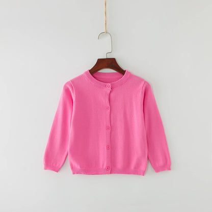Baby Girls Embroidery Sweater Cardigan Autumn Fashion Cotton Floral Collar Kids Knitted Cardigan Rabbit Coat Outerwear Korean