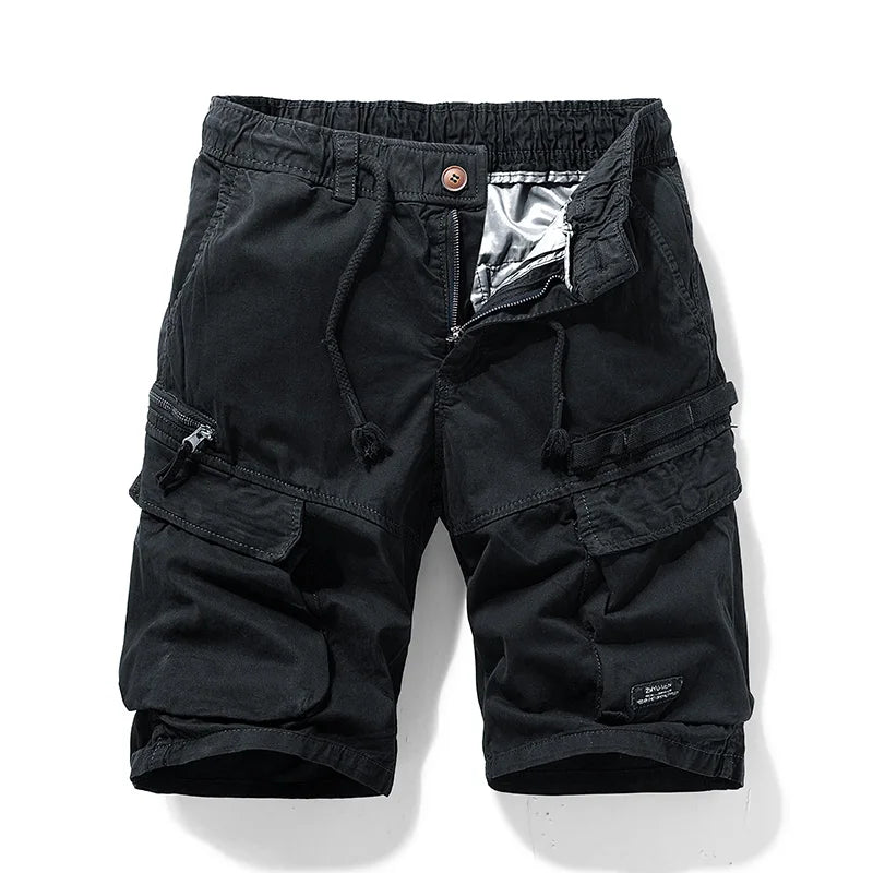 New Summer Men Cotton Cargo Camouflage Shorts Men Clothing Casual Breeche Bermuda Beach Jogger Shorts Male Hot Dropshipping