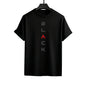 Black Letter Print Mens Tracksuit T-shirt + Pants Urban Causal Sports Outfit Male Spring Summer Home Outdoor Comfort Tees Set